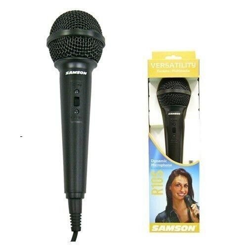 Samson Dynamic Vocal Microphone Karaoke SCR10S