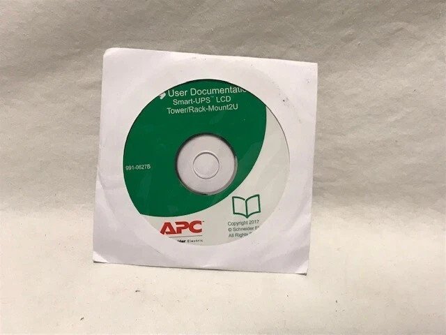 APC User Documentation CD Smart UPS LCD Tower/Rack -Mount 2U 2017 991-0627B NEW