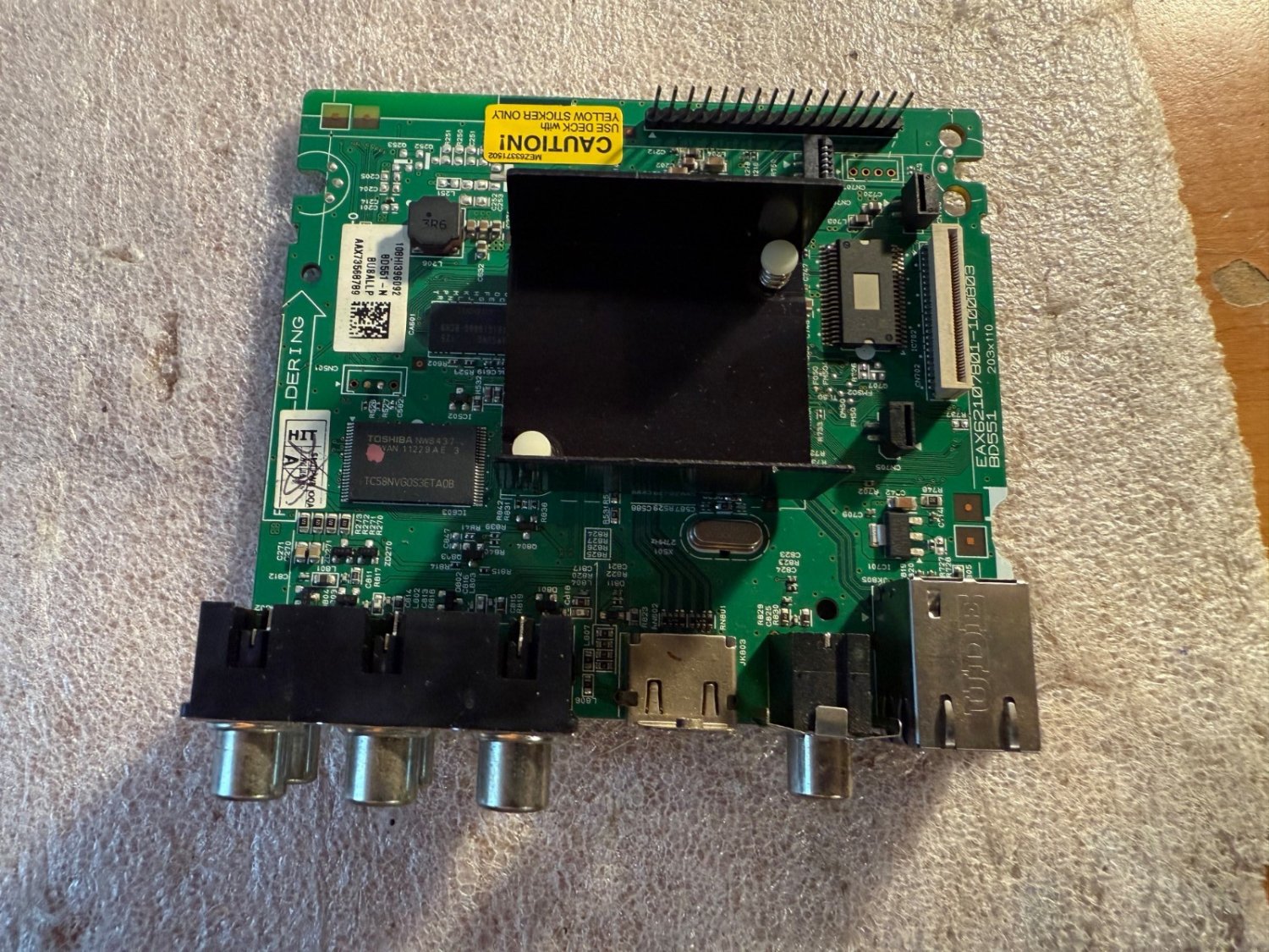 LG BD551 Blu-Ray Main Board EAX62107801-100803 AAX73568789