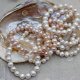 mother of pearl and peal beads