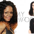 Indian front Lace Kinky Curl 22"