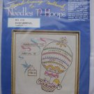 Needles 'N Hoops Baby Arrival Sampler #219  New