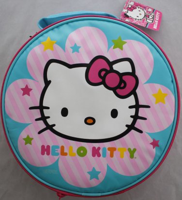 Sanrio Hello Kitty Round Insulated Lunch Bag 9.75" New w/ Tags