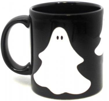 Waechtersbach Halloween White Ghost Black Coffee Mug 8OZ