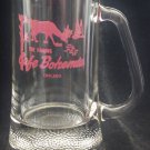 Vintage Rare Cafe Bohemia Chicago Glass Stein 12OZ