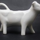 White Ceramic Cow Creamer 7" X 4"