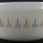 Vintage Anchor Hocking Fire King Candle Glow Round Handled Casserole Dish 10"