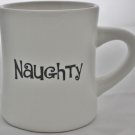 White Naughty Nice Cafe Style Mug 8OZ Mug