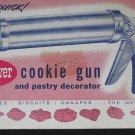 Vintage Wear Ever Cookie Gun and Pastry Decorator #3365