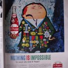 Vintage Life Magazine Print Ad 1960 Dr. Pepper  "Nothing is Impossible"