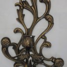 Ornate Scroll Rococo Style Brass Sconce - quantity 1