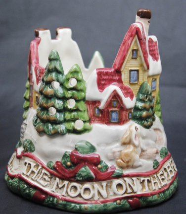 Fitz & Floyd The Night Before Christmas Votive Candle Holder 1994