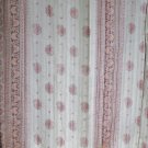 Bath Fashions By Ames Fabric Pink Paisley Shower Curtain 78"X68"