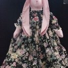 Handmade Clothed Lop Earred Pink Rabbit Fabric Stuffed Animal Doll 26"