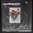 Vintage Sierra Craftworks Needlepunch Embroidery Pansies