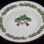 Sango 1989 Jingle Bells Holly Berries Dinner Plate 10.5"
