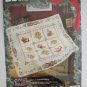 Bucilla 'Tis the Season Christmas Quilted Stamped Cross Stitch Lap Quilt #83144