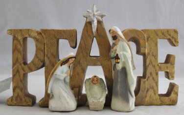 St Nicholas Square Christmas Nativity Religious Decor Peace