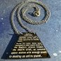 Star Wars Opening Crawl Episode Beginning Story Words Inspired Pendant Necklace