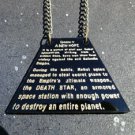 Star Wars Opening Crawl Episode Beginning Story Words Inspired Pendant Necklace