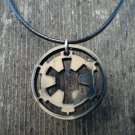 Star Wars Galactic Imperial Cog Crest Insignia Darkside Sith Pendant Necklace