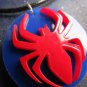 Spectacular Amazing Spider-Man Red & Blue Logo Pendant Necklace USA New Avenger