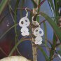 Princess Mononoke Kodama Sitting Tree Spirit Earrings White Acrylic Creatures