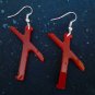Xenogears Inspired Jewelry Set, Earrings & Necklace, X Logo & Memory Cube, Game
