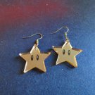 Invincibility Star Power Up Earrings Super Mario Brothers Inspired USA