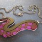 Ursula Inspired Octopus Tentacle Statement Necklace Purple Black Cosplay Mermaid