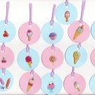 Set of 16 Sweet Treats Gift or Hang Tags