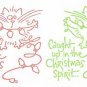 Set of 6 Humorous Cards with Envelopes - Cat Caught Up In The Christmas Spirit