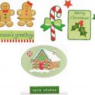 Set of 3 Christmas Holiday Greeting Cards with Envelopes