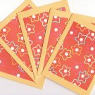 Set of 5 Orange Hawaiin Flower Cards with Envelopes