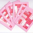 Set of 6 Valentines Day Lover Note Cards