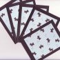 Set of 5 Black Scottie Dog Cards with Envelopes