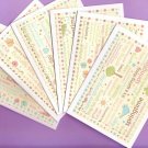 Set of 6 Spring Into Spring Words Cards with Envelopes
