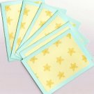 Set of 6 Happy Smiley Stars Note Cards