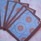 Set of 5 Textured "The Cat's Meow" Cards with Envelopes