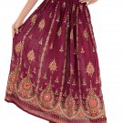 Ramaya Fashion Bollywood Ladies Indian Boho Hippie Long Skirt Sequin Skirt Rayon