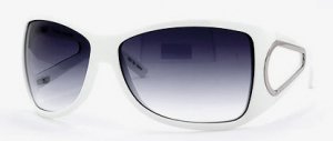 NEW MARC JACOBS SUNGLASSES & CASE WHITE MJ 043 MJ043