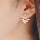 Fashion beautiful eyelash crystal earrings