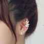 Small pure and fresh and crystal diamond stud earrings