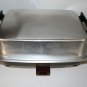 Vtg Miracle Maid Lectro Maid Large Electric Skillet 3669 w Warming Serving Tray