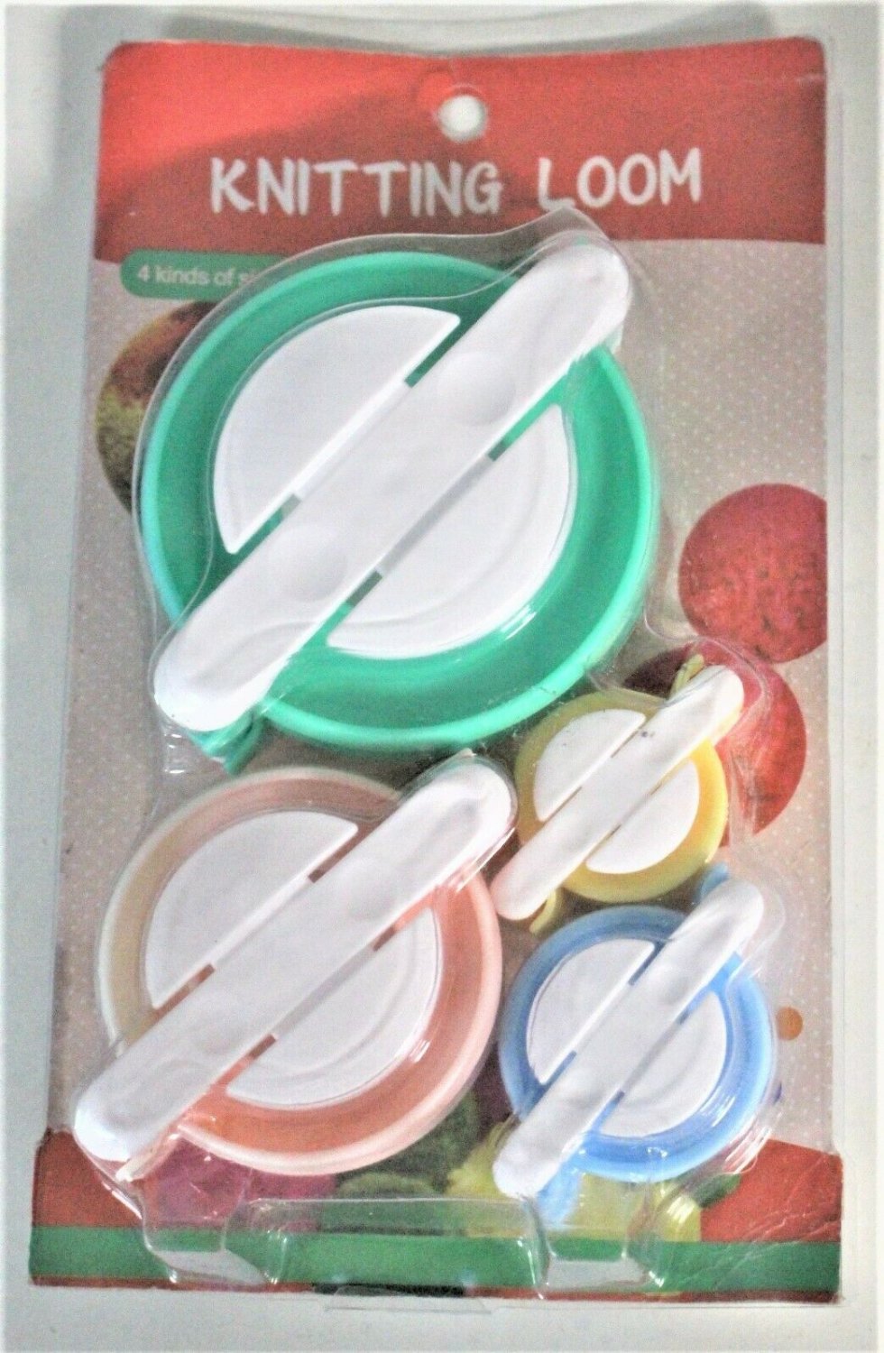 4 Piece Plastic Pom Pom Makers Set Pom-Pom Making Kit Multi Pack Make Pompoms
