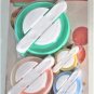 4 Piece Plastic Pom Pom Makers Set Pom-Pom Making Kit Multi Pack Make Pompoms