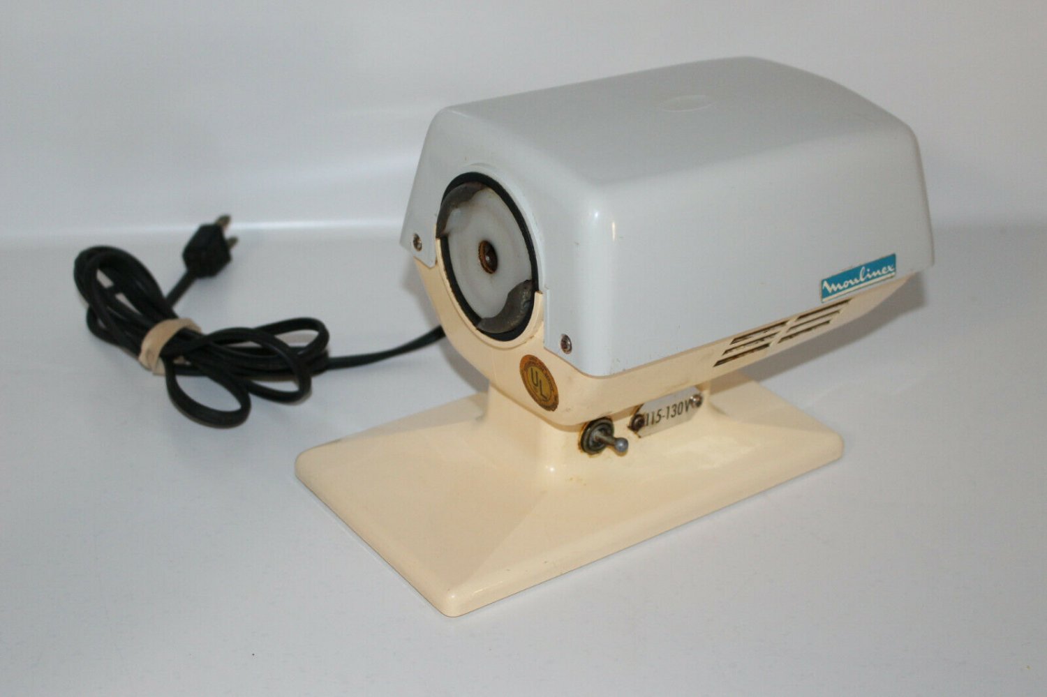 Vtg Moulinex Electric Food Processor Meat Grinder Motor Stand Base Unit Works