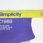 Simplicity C1969 Easy to Sew Pullover Top Shirt V Neck SewSimple Sz 10-22 Patter