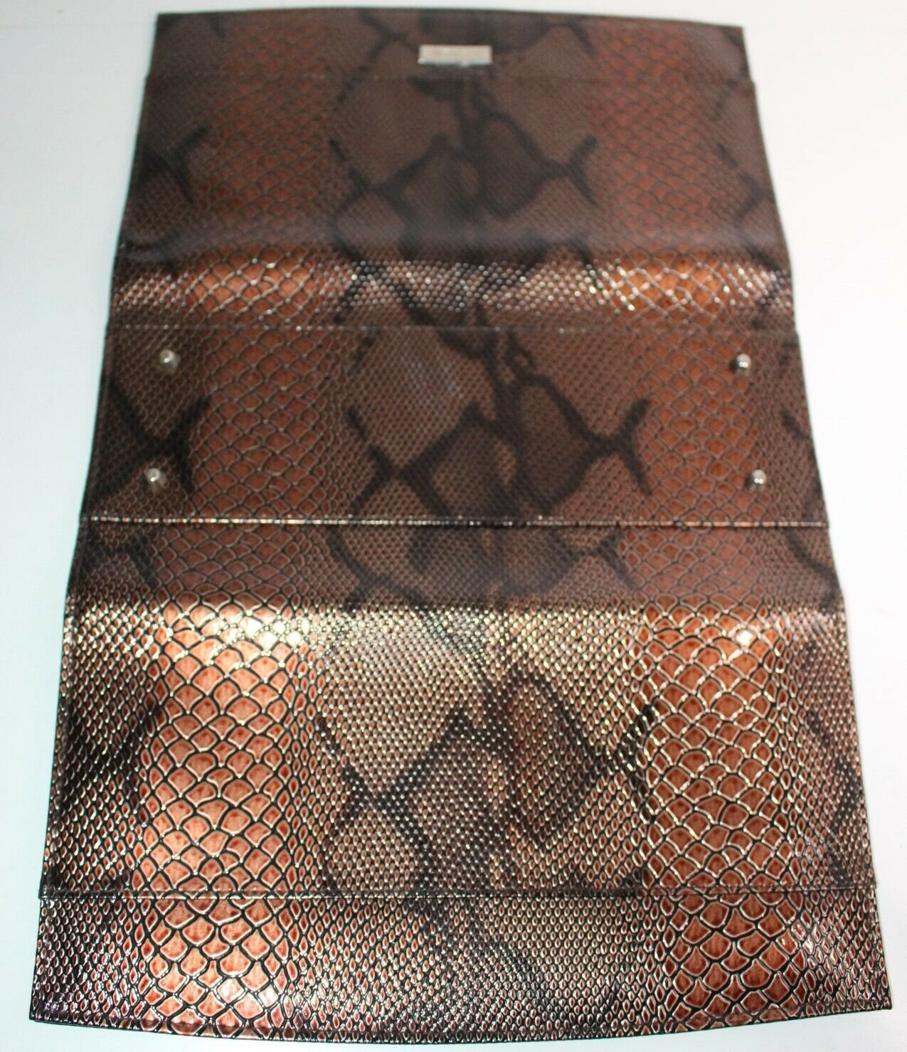 Miche Classic Bag Shell Copper Bronze Faux Snakeskin Purse Cover Outer Layer