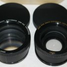 Wide Angle 0.65X, Telephoto 1.5 X Conversion Lens for camcorder JAPAN  with Case